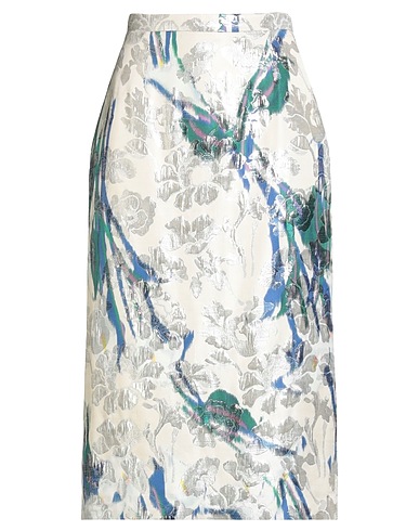 ROCHAS Midi skirt 57% Silk, 24% Viscose, 10% Metallic Polyester, 9% Polyamide