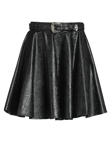 VERSACE JEANS COUTURE Mini-jupe 100% Polyester, Résine polyuréthane