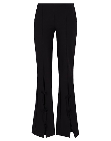 VERSACE JEANS COUTURE Casual trouser Black 49% Viscose, 42% Polyamide, 9% Elastane