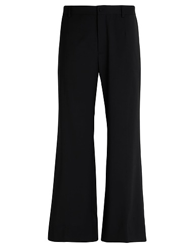 DOLCE&GABBANA 캐주얼 바지 블랙 96% 버진 울, 4% 엘라스테인