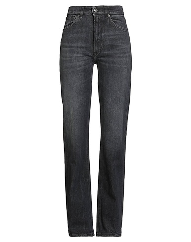 DONDUP Denim trousers Black 98% Cotton, 2% Elastane