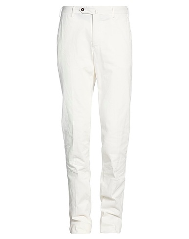 PT Torino Повседневные брюки Белый 98% Хлопок, 2% Эластан