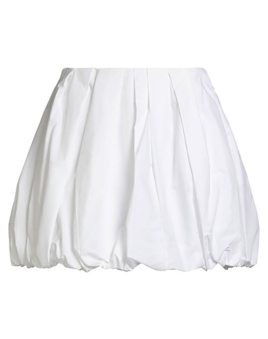 PINKO 미니 스커트 화이트 100% 코튼