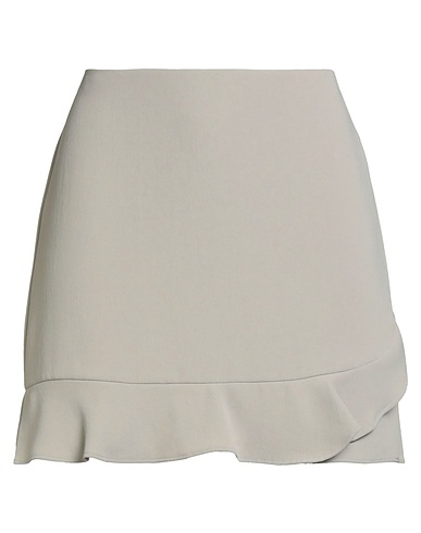 ARMANI EXCHANGE Mini skirt Sage green 100% Polyester