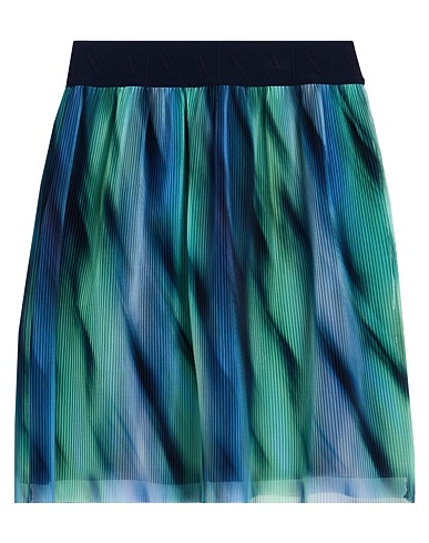 ARMANI EXCHANGE Mini skirt Navy blue 100% Polyester, Polyamide, Rubber