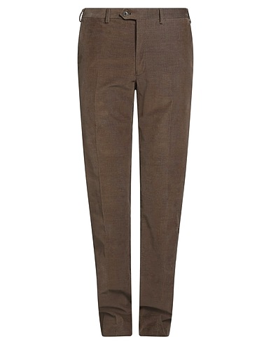 BRIONI Pantalone Khaki 97% Cotone, 3% Elastan