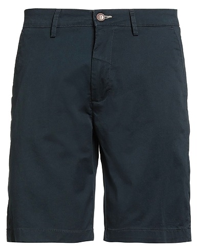 SEINSE Shorts & Bermuda Navy blue 98% Cotton, 2% Elastane