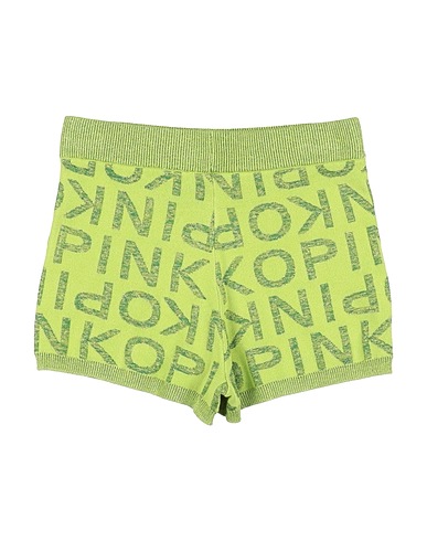 PINKO UP Shorts & Bermuda Light green 46% Polyester, 37% Viscose, 17% Polyamide