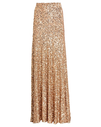 ELISABETTA FRANCHI Long skirt RED CARPET Platinum 97% Polyester, 3% Elastane