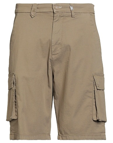 SEINSE Shorts & Bermuda Verde salvia 83% Cotone, 15% Poliestere, 2% Elastan