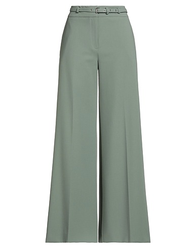 HUGO Casual pants Sage green 64% Polyester, 31% Viscose, 5% Elastane