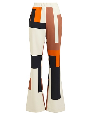 FENDI Casual trouser Camel 90% Polyester, 10% Elastane