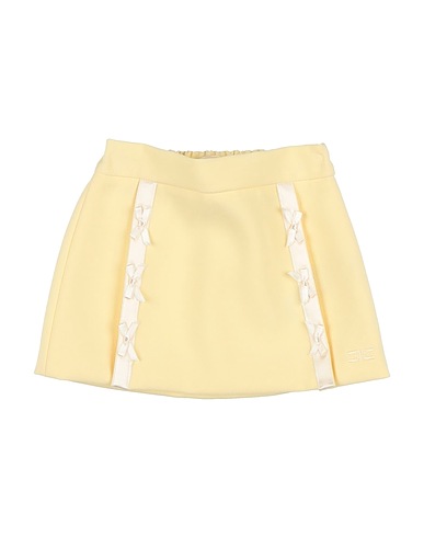ELISABETTA FRANCHI Skirt LA MIA BAMBINA	 Pastel yellow 100% Polyester