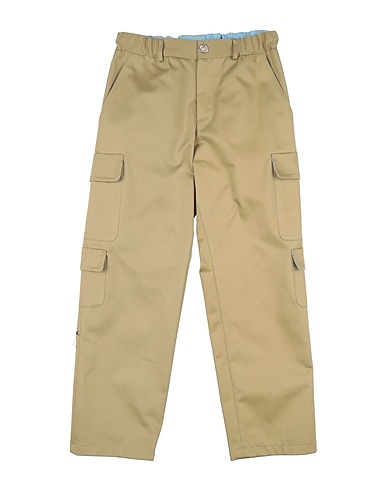 VERSACE YOUNG Casual trouser Sand 100% Cotton