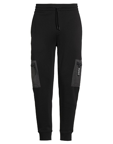 BOSS Casual pants Black 100% Cotton, Elastane