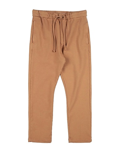 PAOLO PECORA Casual trouser Camel 95% Cotton, 5% Elastane