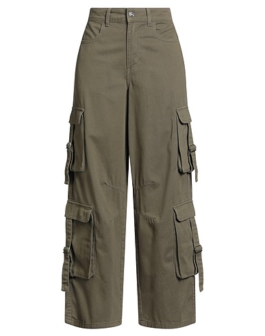 ONLY Casual trouser BLUE DENIM Khaki 50% Organic cotton, 50% Cotton