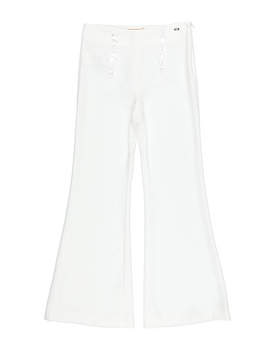 ELISABETTA FRANCHI Casual pants LA MIA BAMBINA White 100% Polyester