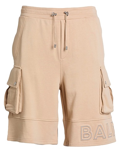 BALMAIN Shorts & Bermuda Beige 100% Cotton