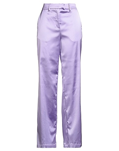 SEMICOUTURE Casual pants Lilac 74% Acetate, 23% Polyamide, 3% Elastane