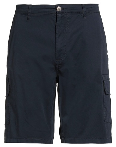 SEINSE Shorts & Bermuda Navy blue 98% Cotton, 2% Elastane