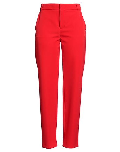 MOSCHINO JEANS Casual trouser Red 95% Polyester, 5% Elastane