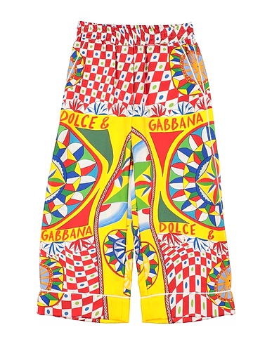 DOLCE&GABBANA Casual trouser Red 100% Silk