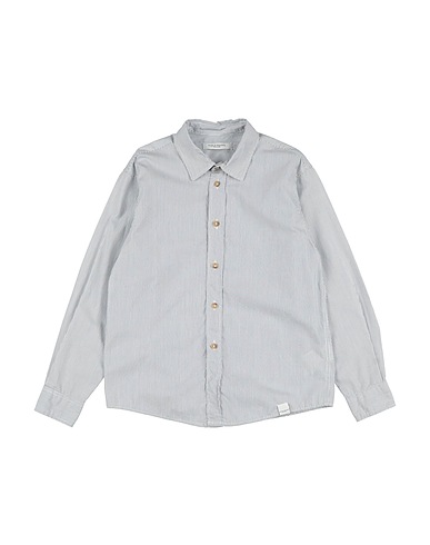 PAOLO PECORA Hemd mit Muster Blau 100% Baumwolle