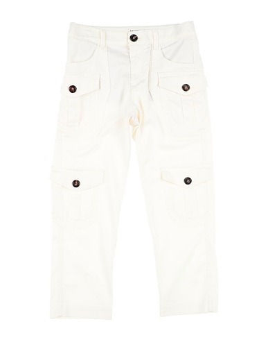 BRUNELLO CUCINELLI Casual παντελόνι Κρεμ 97% Βαμβάκι, 3% Ελαστάνη