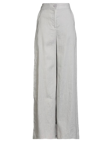 ARMANI EXCHANGE Casual trouser Light grey 85% Linen, 15% Cotton