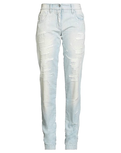 DOLCE&GABBANA Denim trousers Blue 100% Cotton