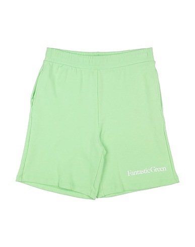 MSGM Shorts & Bermuda KIDS FANTASTIC GREEN Light green 100% Cotton