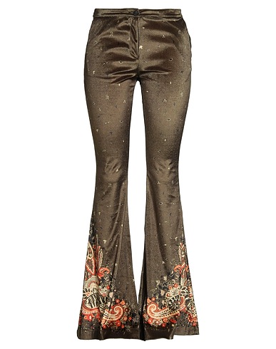 BLACK CORAL Casual trouser Dark green 100% Polyester