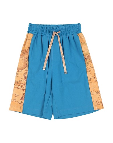 ALVIERO MARTINI 1a CLASSE Shorts & Bermuda JUNIOR Azure 95% Cotton, 5% Elastane