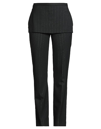ACNE STUDIOS Casual trouser Charcoal 56% Polyester, 40% Wool, 2% Elastane, 1% Metallic fiber, 1% Viscose