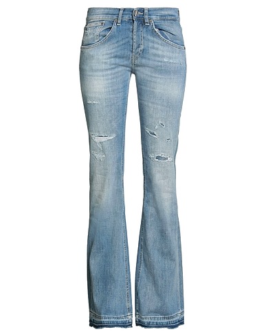 DONDUP Denim pants Blue 92% Cotton, 6% Elastomultiester, 2% Elastane