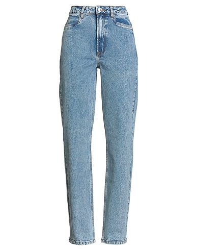 TOMORROW DENIM Denim trousers Blue 99% Organic cotton, 1% Elastane
