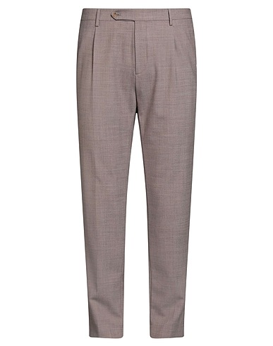 BERWICH Casual trouser Taupe 53% Polyester, 44% Virgin Wool, 3% Elastane