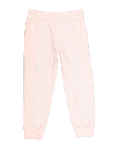 ROBERTO CAVALLI Casual pants JUNIOR Light pink 100% Cotton, Elastane