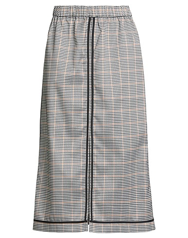 BAUM UND PFERDGARTEN Midi skirt Black 98% Recycled polyester, 2% Elastane