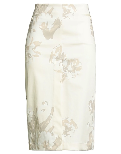 REMAIN BIRGER CHRISTENSEN Midi skirt Beige 60% Lyocell, 37% Cotton, 3% Elastane