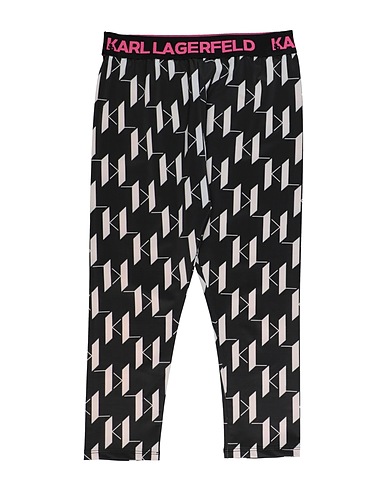 KARL LAGERFELD Leggings KIDS Black 85% Polyester, 15% Elastane