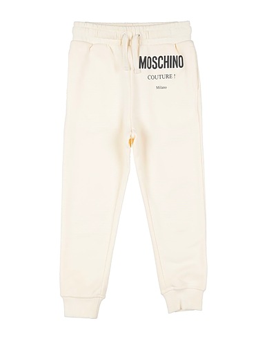 MOSCHINO KID Casual trouser Ivory 100% Cotton