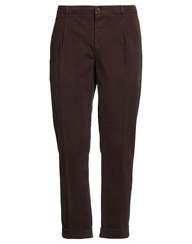0/ZERO CONSTRUCTION Pantalone Cioccolato 69% Cotone, 29% Lyocell, 2% Elastan