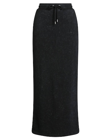GESTUZ Maxi Skirts Black 100% Cotton