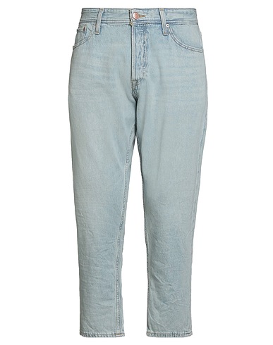 JACK & JONES Denim trousers Blue 95% Cotton, 5% Elastane