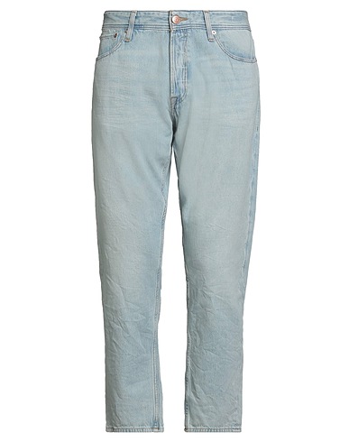 JACK & JONES Denim trousers Blue 95% Cotton, 5% Elastane