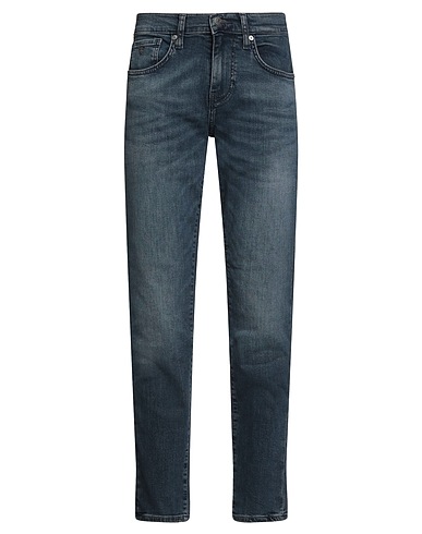 GUESS Denim trousers Blue 99% Cotton, 1% Elastane