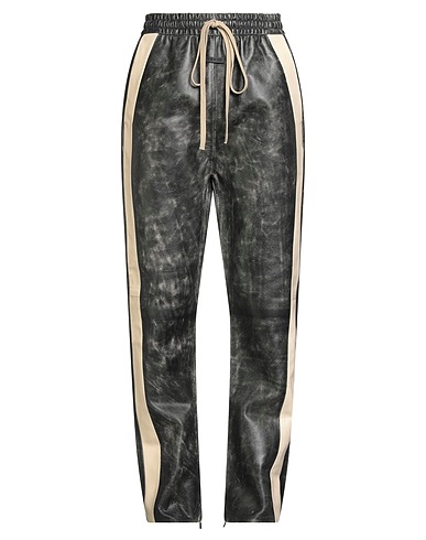 FEAR OF GOD Casual pants Charcoal Leather, Cotton