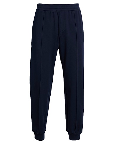 VERSACE Casual παντελόνι Σκούρο μπλε της νύχτας 100% Βαμβάκι, Πολυεστέρας